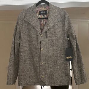 Men's - 18 WAITS - NWT Textured Jacket with Botanical Print Lining